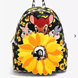 Loungefly Disney Sunflower & Friends mini Backpack Hard Tag New!